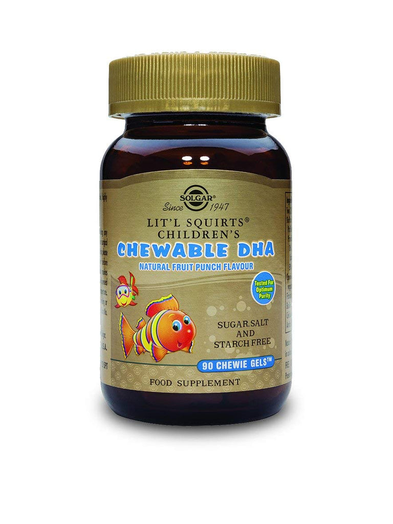 Solgar Lit'l Squirts Children's Chewable DHA Chewie Gels - Pack of 90 out of stock