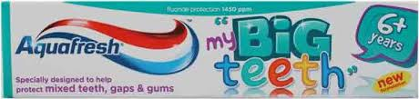 Aquafresh My Big Teeth 6+ Years Fluoride Toothpaste, 50 ml