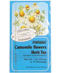 Floradix Organic Camomile Herbal Tea 15 Bags