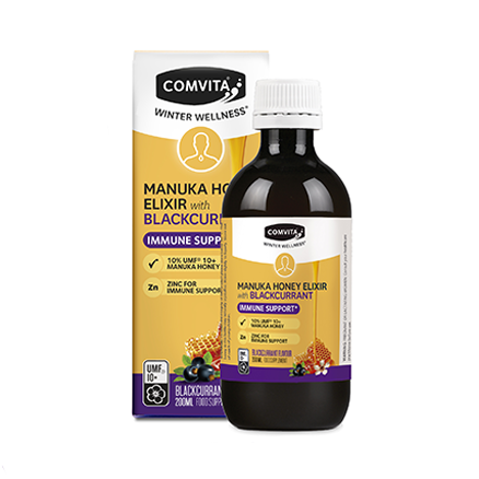 Comvita Manuka Honey and Blackcurrant Elixir 200ml