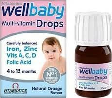 Vitabiotics Wellbaby Multi-Vitamin Drops - 30 ml