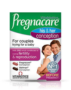 Pregnacare Vitabiotics His and Her Conception - 60 Tablets x 3 Pack