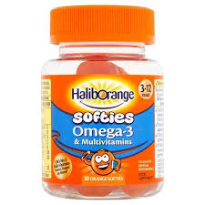Seven Seas Haliborange Kids Omega-3 and Multivitamin Orange Softies 30