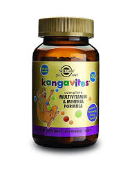 Solgar Kangavites Bouncing Berry Complete Multivitamin and Mineral Formula Chewable Tablets - Pack of 60