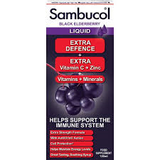 Sambucol Black Elderberry Extra Defence 120ml liquid (stock coming soon)